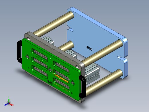 siva-aim-笔记本CNC工装夹具三维模型CNC2-0109正等轴测缩略图