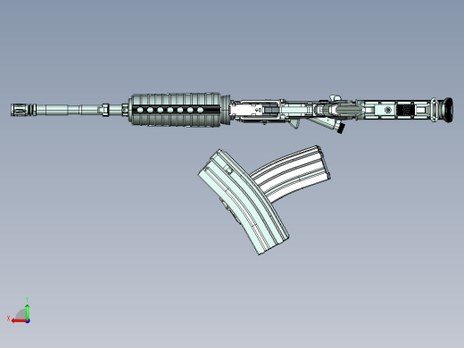 AR15步枪后视缩略图