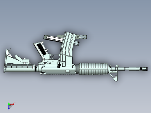 AR15步枪俯视缩略图