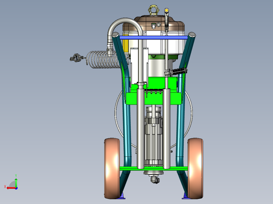 A2004012-海德拉清洁高压清洗机后视图
