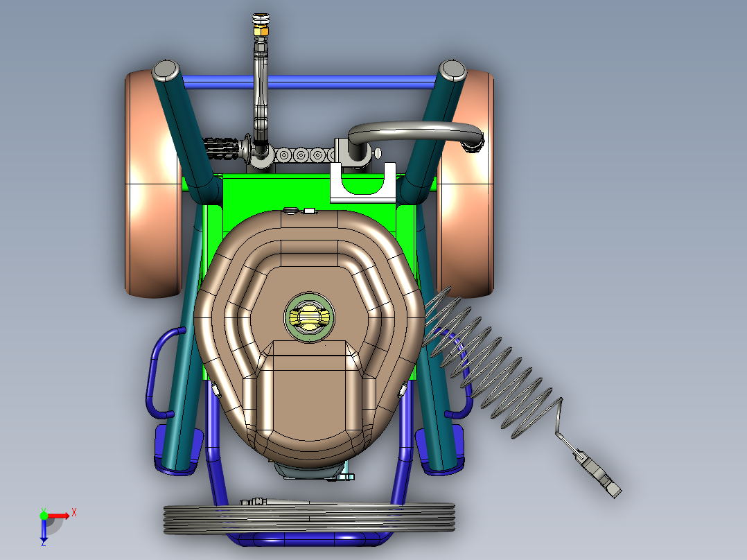 A2004012-海德拉清洁高压清洗机俯视图