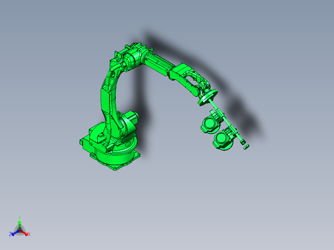 带有打磨执行机构的机械手