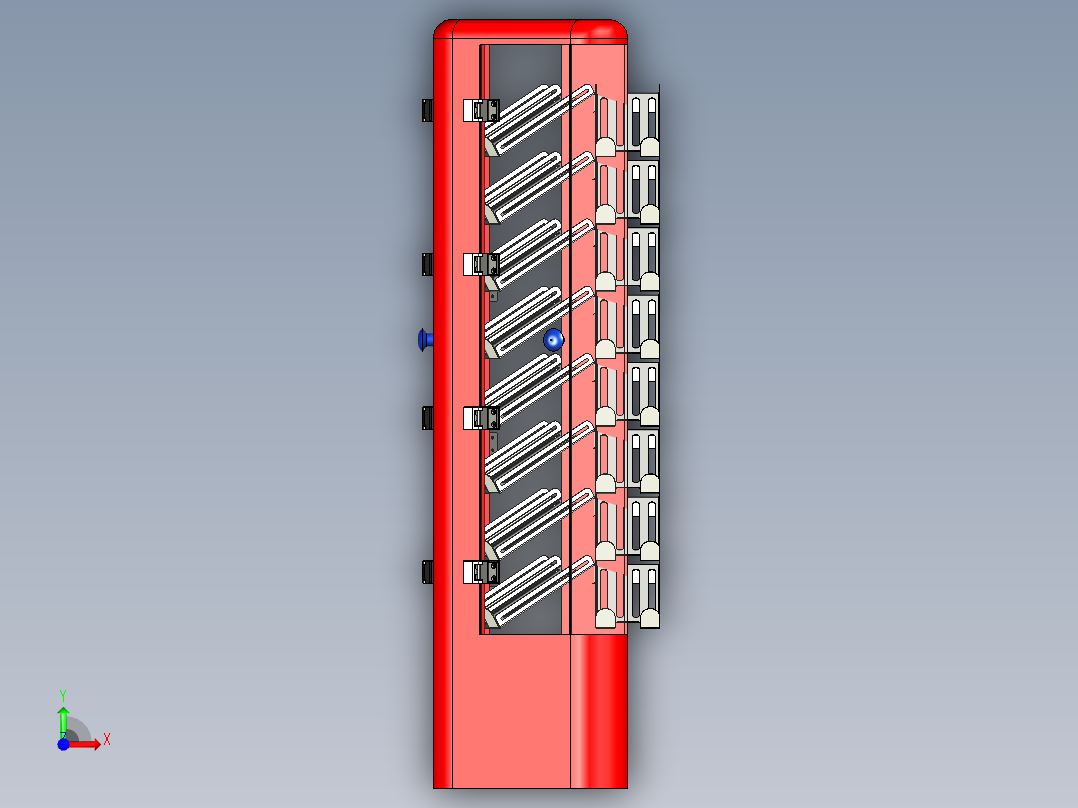 B3003848-三屏显示架前视图