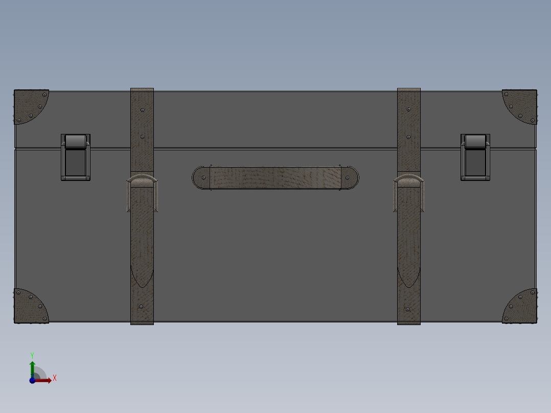 旅行箱(10)前视图