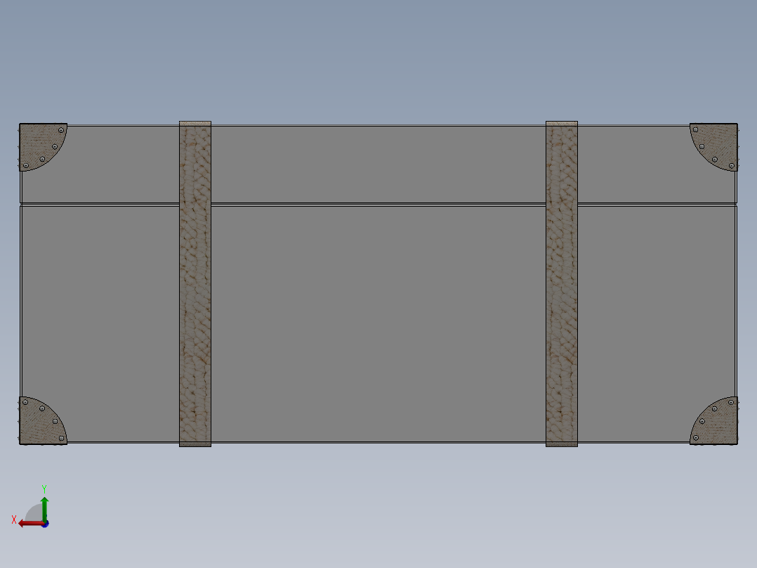 旅行箱(10)后视图