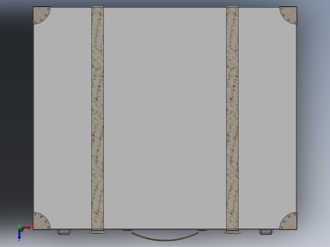 旅行箱(10)俯视图