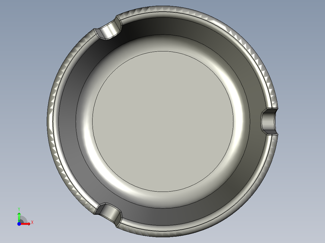 烟灰缸(2)前视图