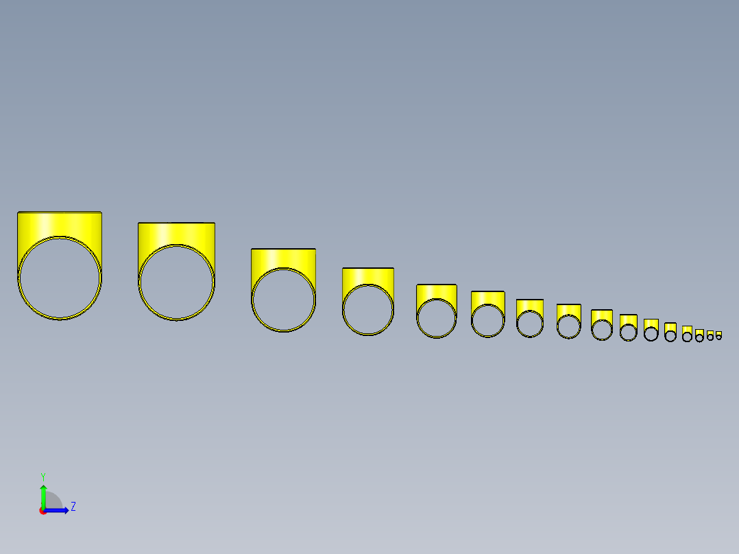 B3004498-直管三通 SCH 40左视图