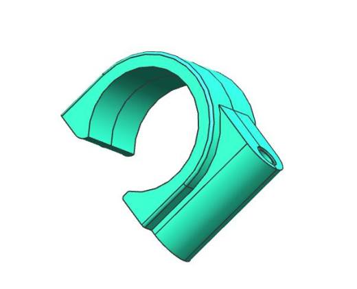 水管安装卡扣管夹注塑模具设计