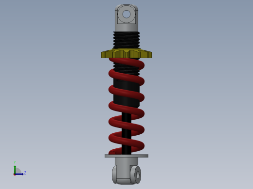 减震器的基本组装左视缩略图