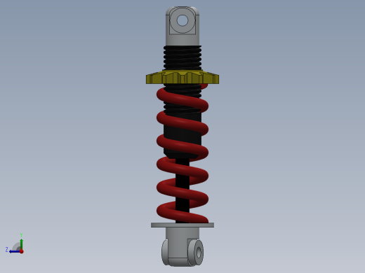 减震器的基本组装右视缩略图