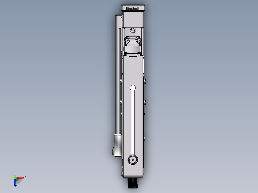 手枪左轮冲锋枪老式狙击步枪设计3D图纸t9-smg-9mm-submachine-gun SW STP俯视图