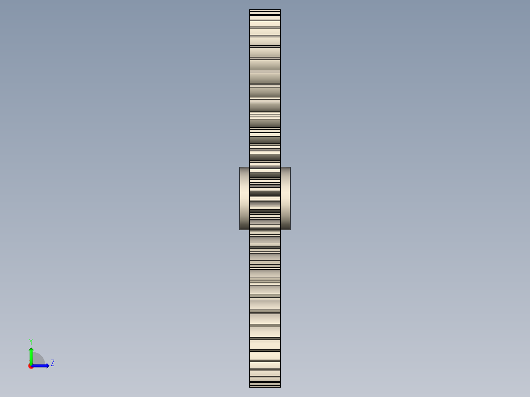 齿轮 Z64 Øe120.6左视图