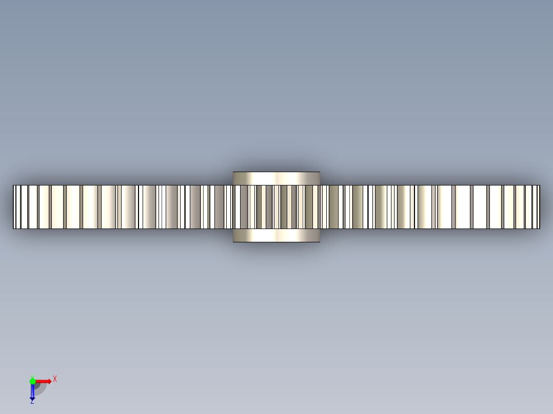 齿轮 Z64 Øe120.6俯视图