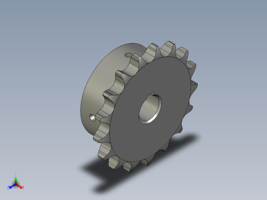 08B链轮17Z15内孔
