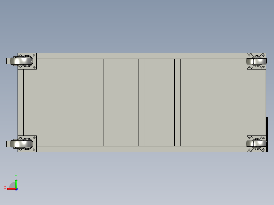 物料车转运车-可编辑后视图