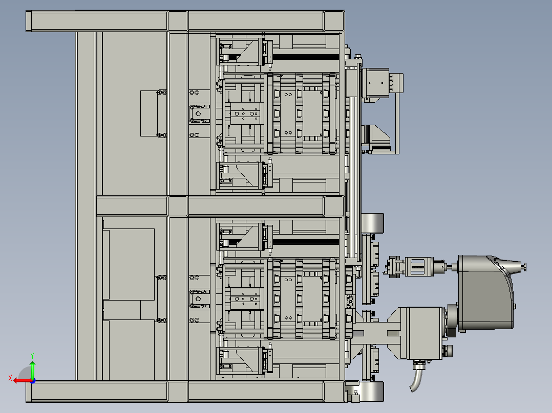 547自动取料总成后视图