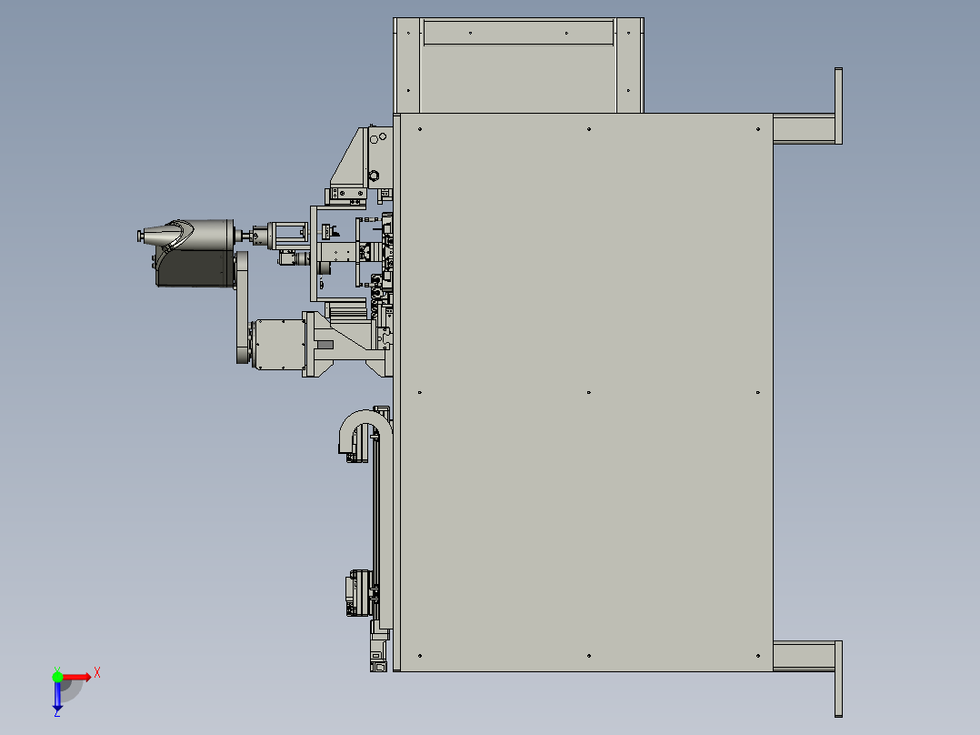 547自动取料总成俯视图