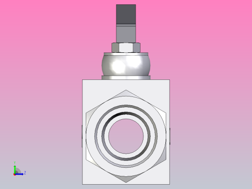 EO标准液压接头 2通不锈钢球阀KH25S71左视缩略图