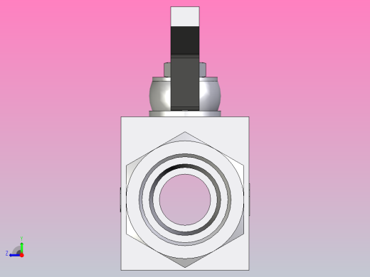 EO标准液压接头 2通不锈钢球阀KH25S71右视缩略图