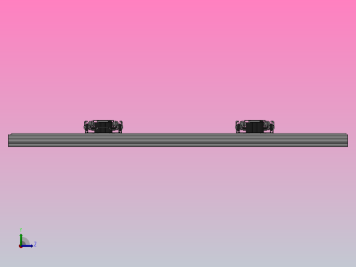 抽屉滑轨行程 300mm左视缩略图