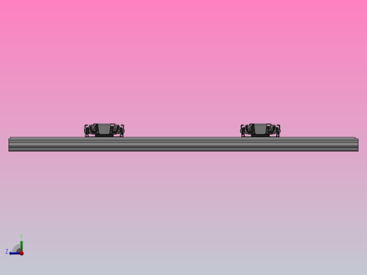 抽屉滑轨行程 300mm右视缩略图