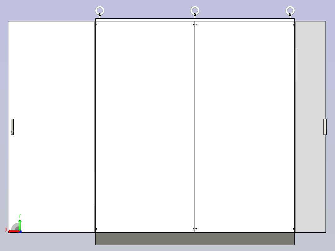 仿威图630A正装12路交流接触器后视图