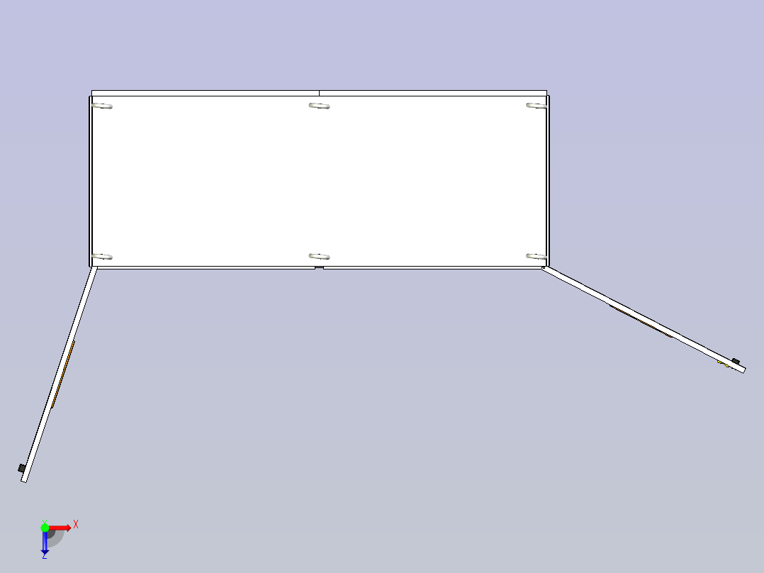 仿威图630A正装12路交流接触器俯视图