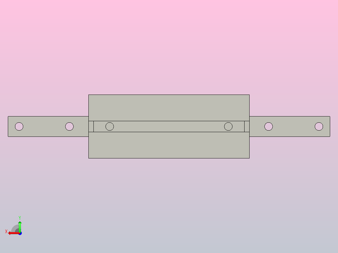 YSCC160-C1主梁连接梁后视图