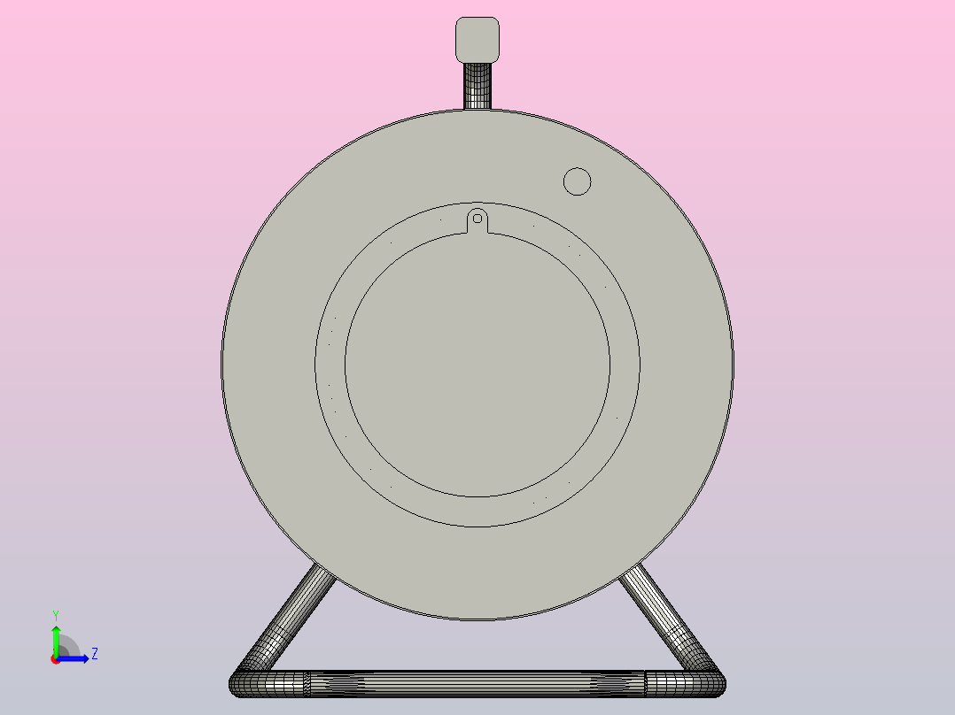 收线器左视图