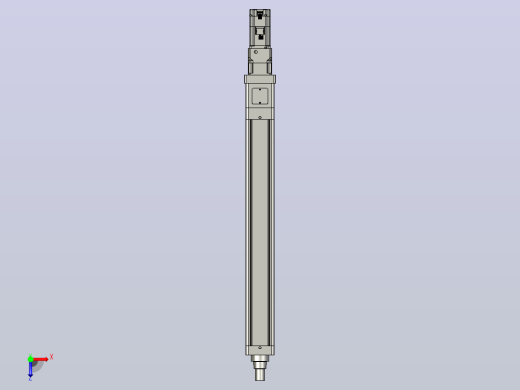 轻载电动缸TPA-ESR100-3210C-L700-M-W-P75-JX-C3俯视缩略图