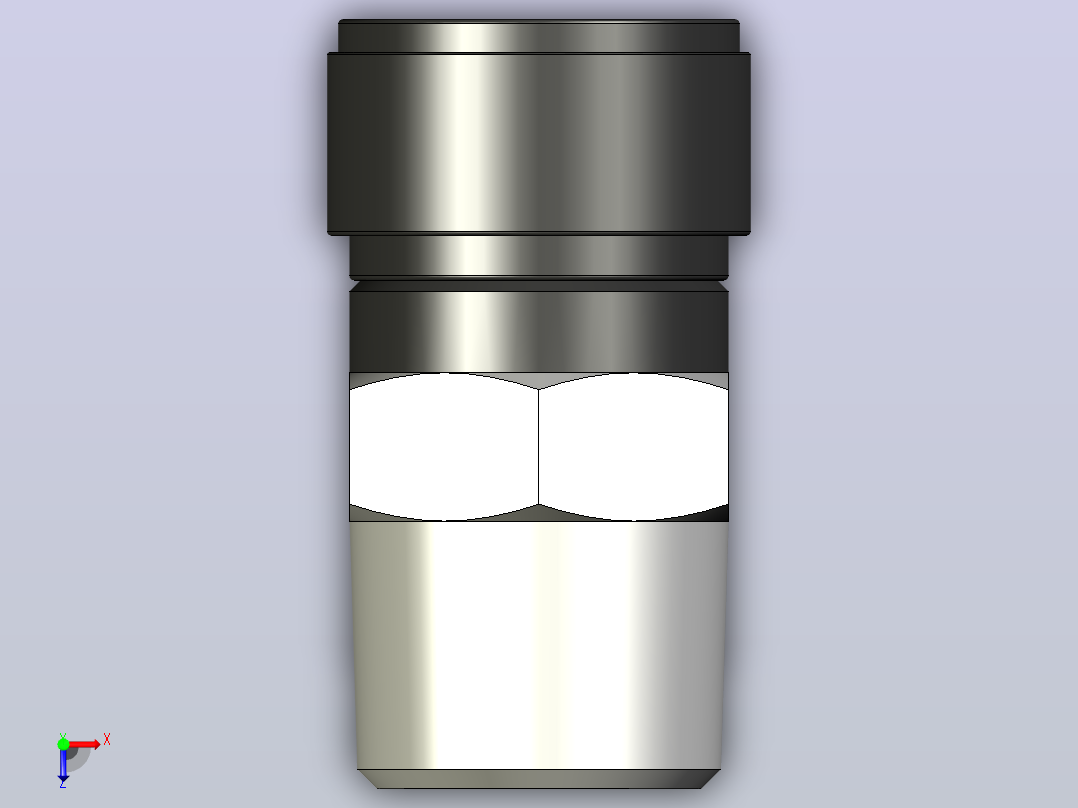 快插接头QS-V0-3_8-10俯视图
