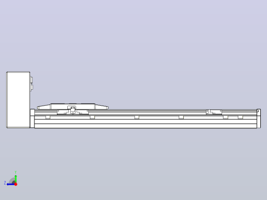 机器人皮带驱动直线轴TPA-GCB-150-P80-L450-RU-M75-N3右视缩略图
