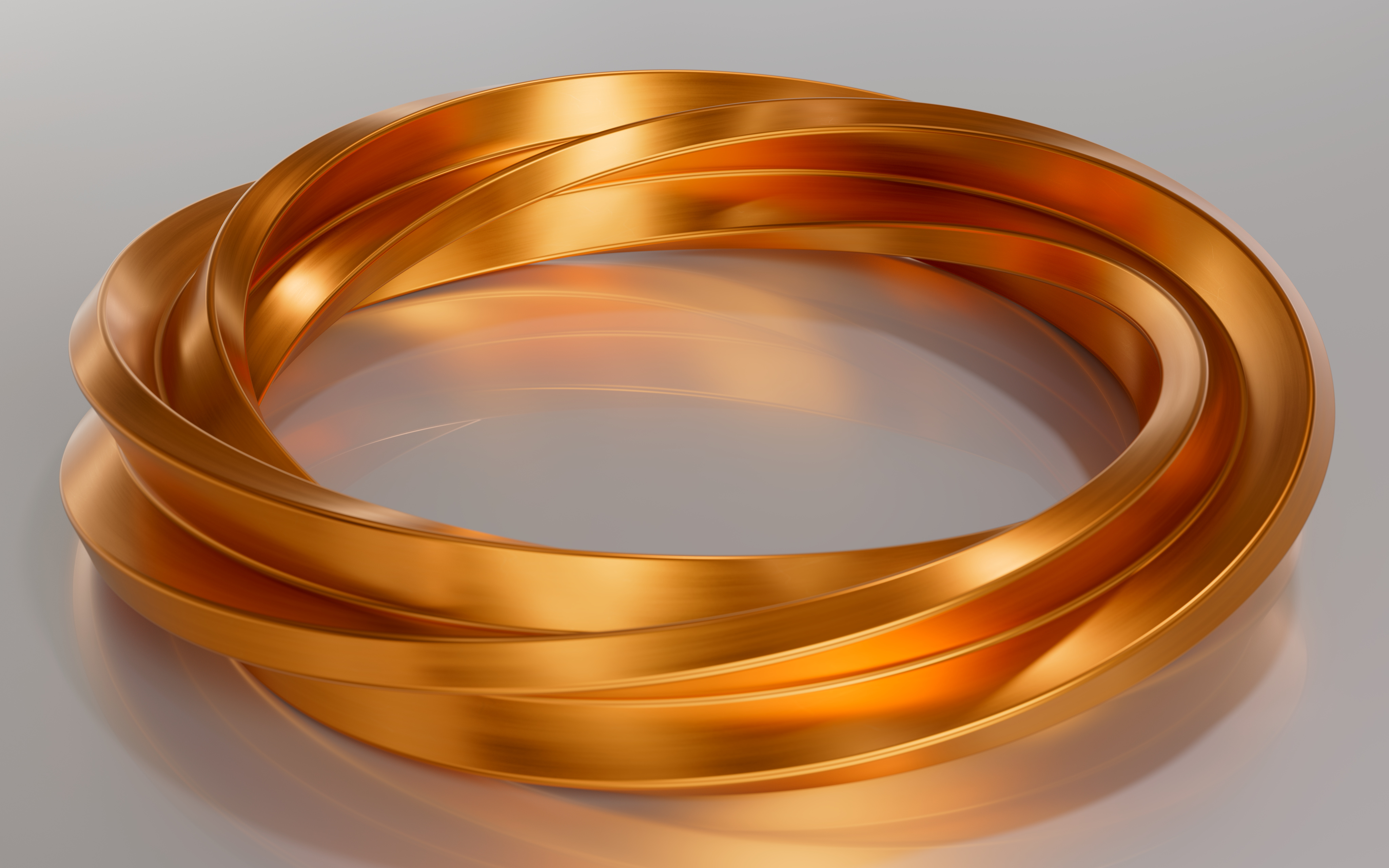 中空扭曲环，截面呈十字形