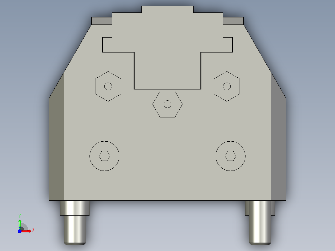 气动夹紧系统SCHUNK-0405102 KSP-Z plus 64, 0前视图