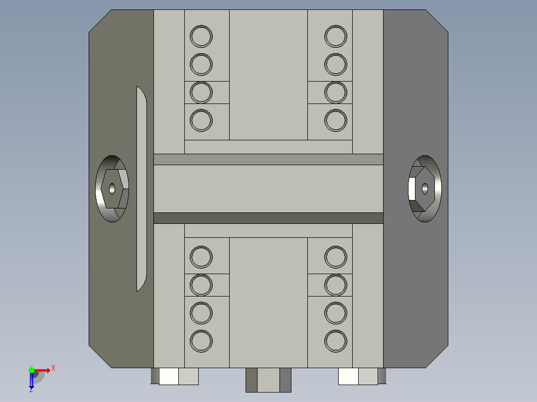 气动夹紧系统SCHUNK-0405102 KSP-Z plus 64, 0俯视图