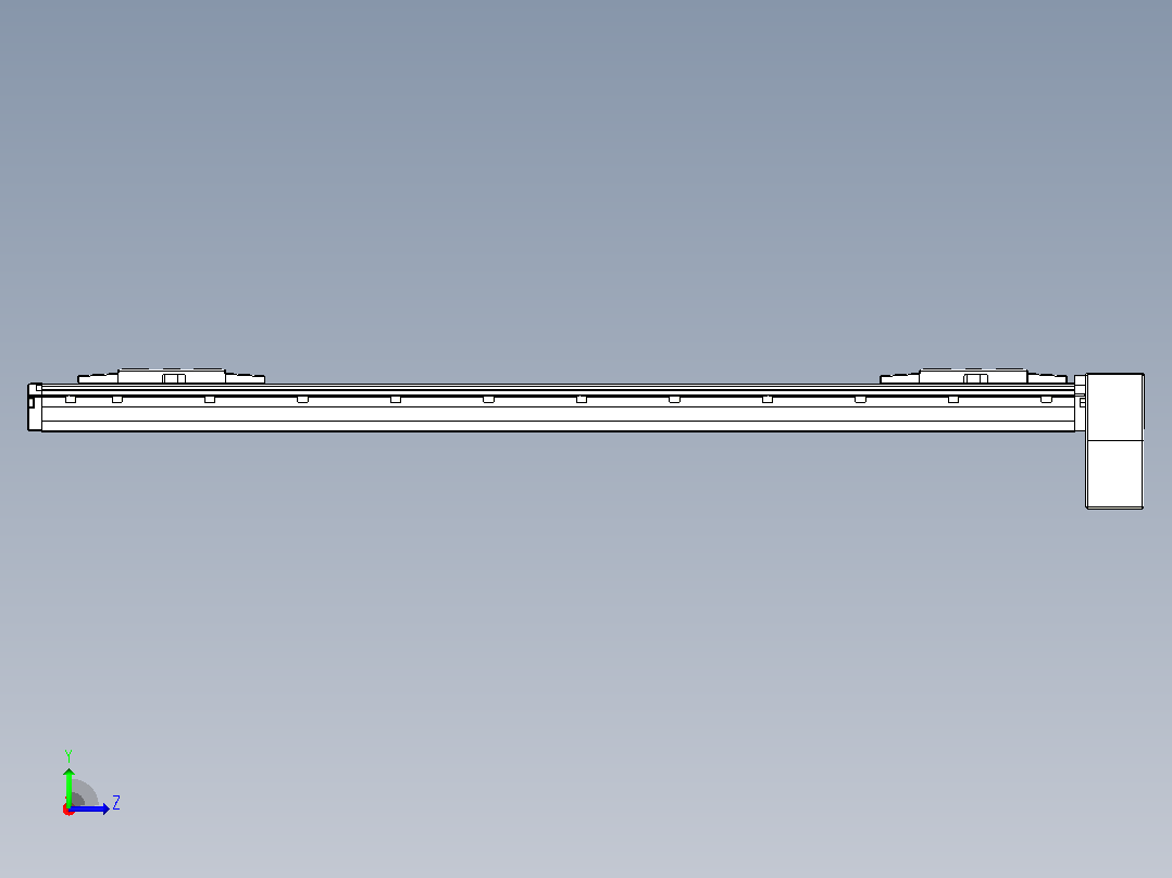 皮带直线轴双滑块型TPA-GCBS-120-P70-L325-LP-M20-N3左视图