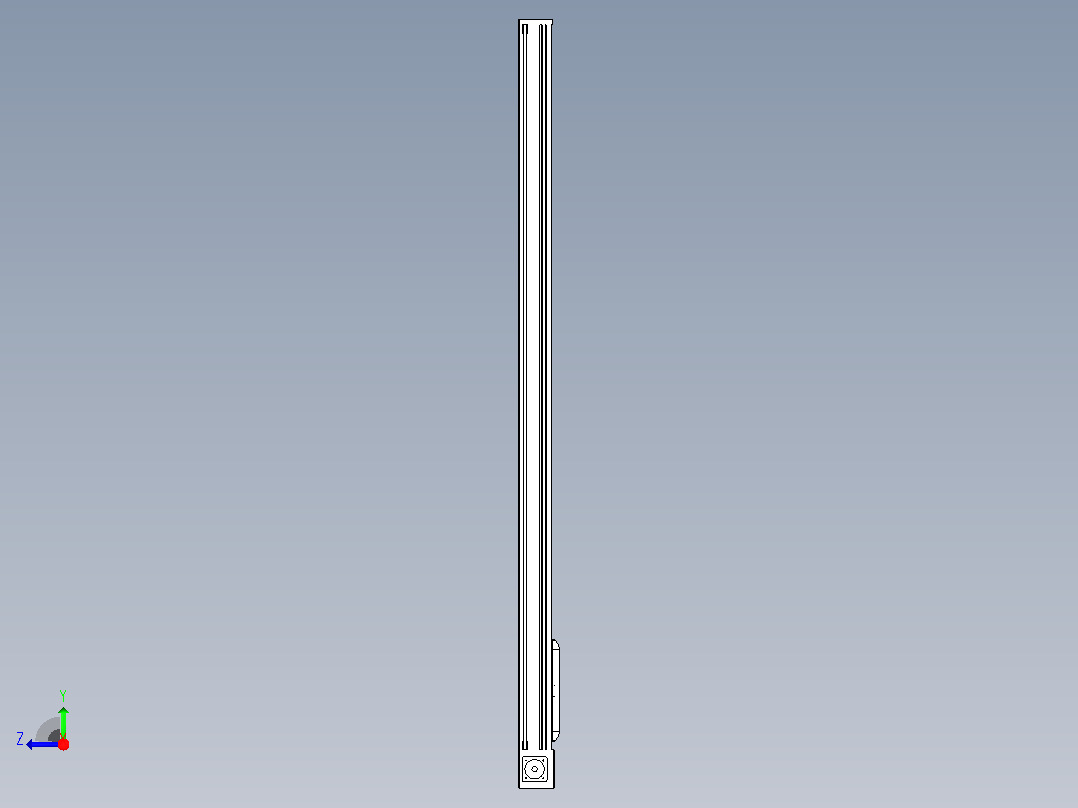 伺服电机集成皮带传动直线执行器TPA-OCB-140-256-L2050-DL-J90-N3右视图