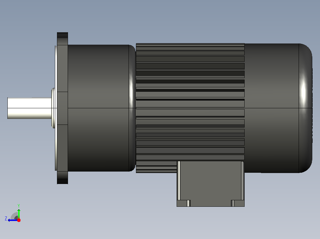 感应电机L-22-1500-S-B-1(3-30)右视图