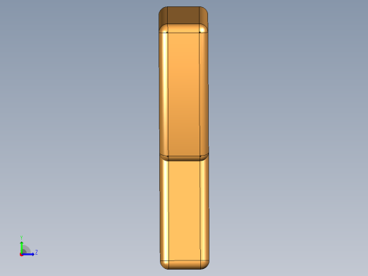 Zippo打火机简易模型3D图纸 STP格式左视缩略图