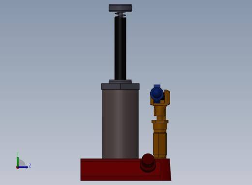 A49-液压千斤顶左视缩略图