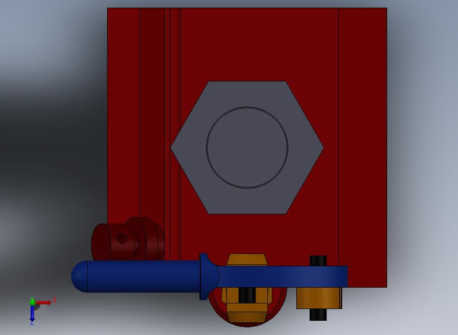 A49-液压千斤顶俯视图