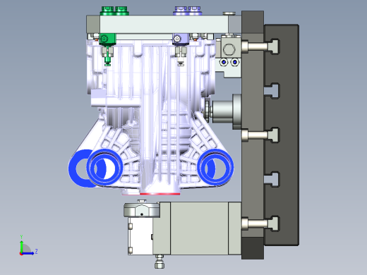 一种后减壳夹具（第四序）_step左视缩略图