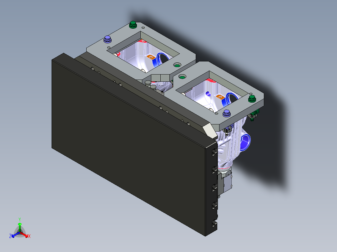 一种后减壳夹具（第四序）_step正等轴测图