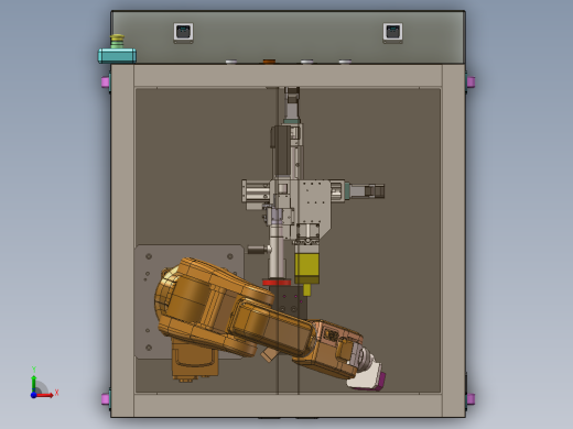 手机充电头外观尺寸检测机sw17可编辑前视缩略图