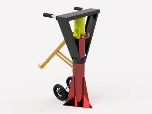 移动式千斤顶液压筒3D数模图纸 IGS格式缩略图