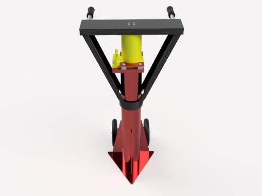 移动式千斤顶液压筒3D数模图纸 IGS格式缩略图