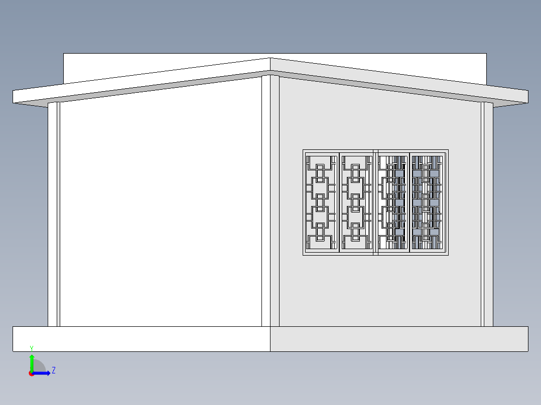 木屋--45平米度假套房左视图