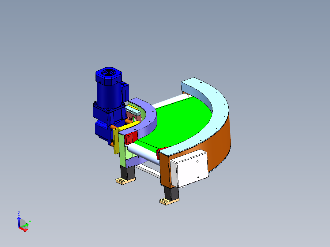 ZDH-PID-005 90°转弯皮带线