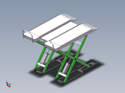汽车检修升降台架的设计【机械类课题含10张CAD图 说明书1.1万字31页，带三维图】